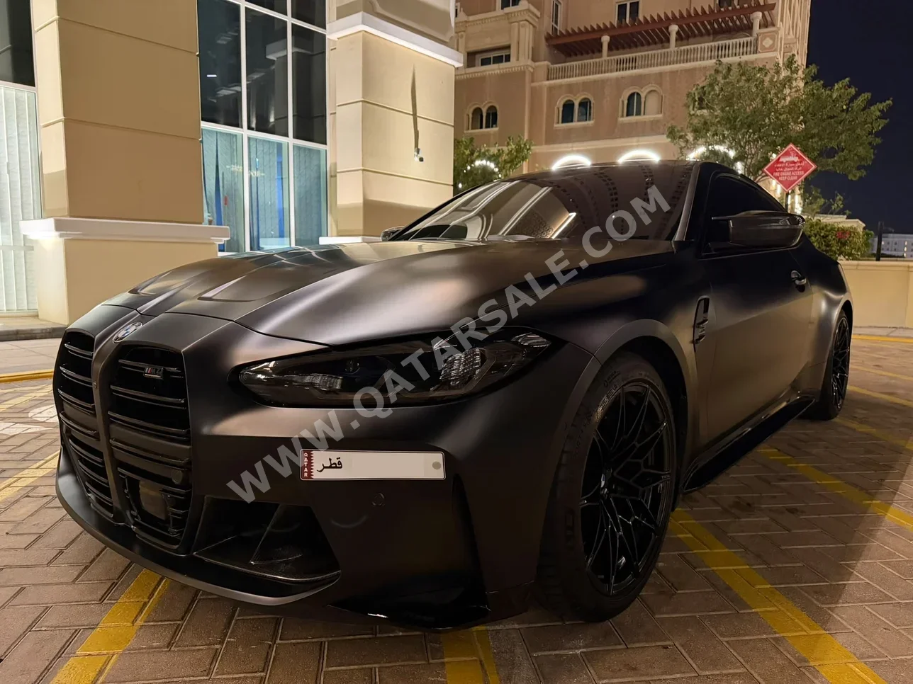 BMW M-Series 4 Competition 2021 Automatic 114,000 Km 6 Cylinder Rear Wheel Drive (RWD) Sedan Black Matte With Warranty