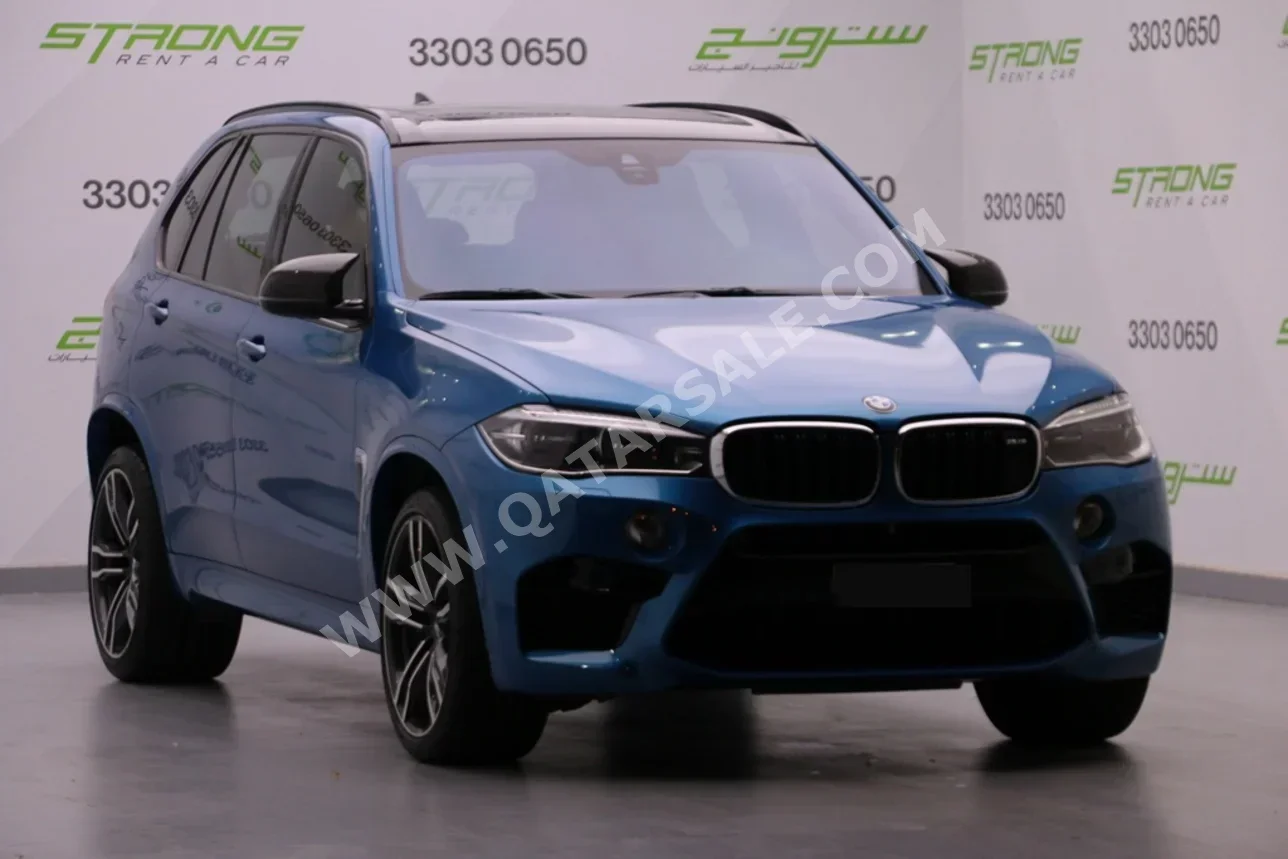 BMW X-Series X5 M 2016 Automatic 93,000 Km 8 Cylinder Four Wheel Drive (4WD) SUV Blue