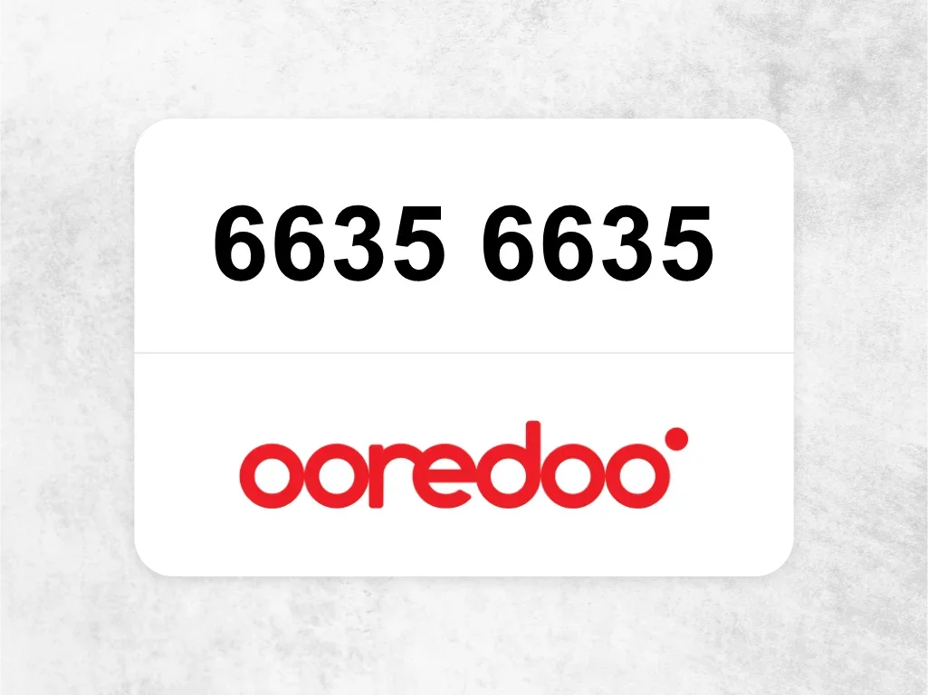 Ooredoo Mobile Phone  6635 6635