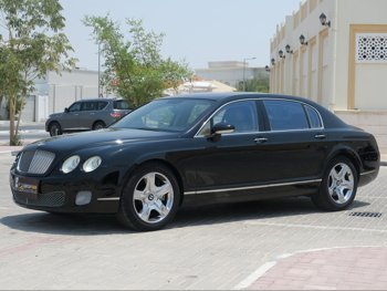 بنتلي كونتيننتل فلاينج سبور 2008 اوتوماتيك 95,000 كم 12 سلندر دفع كلي مستمر سيدان أسود