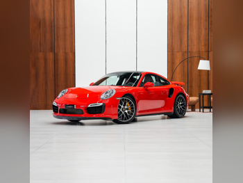 بورش  911  توربو اس  2014  اوتوماتيك  11,000 كم  6 سلندر  دفع خلفي  كوبيه \ سبورت  أحمر