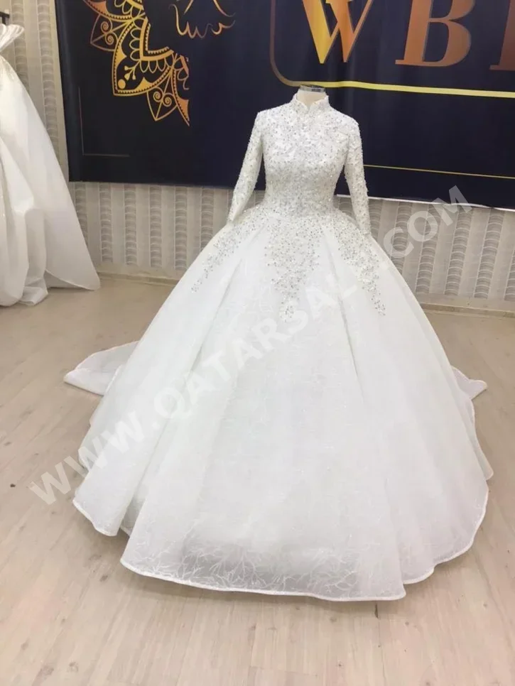 Wedding Dress - White -Size: Small