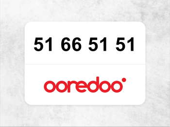 Ooredoo Mobile Phone  51 66 51 51