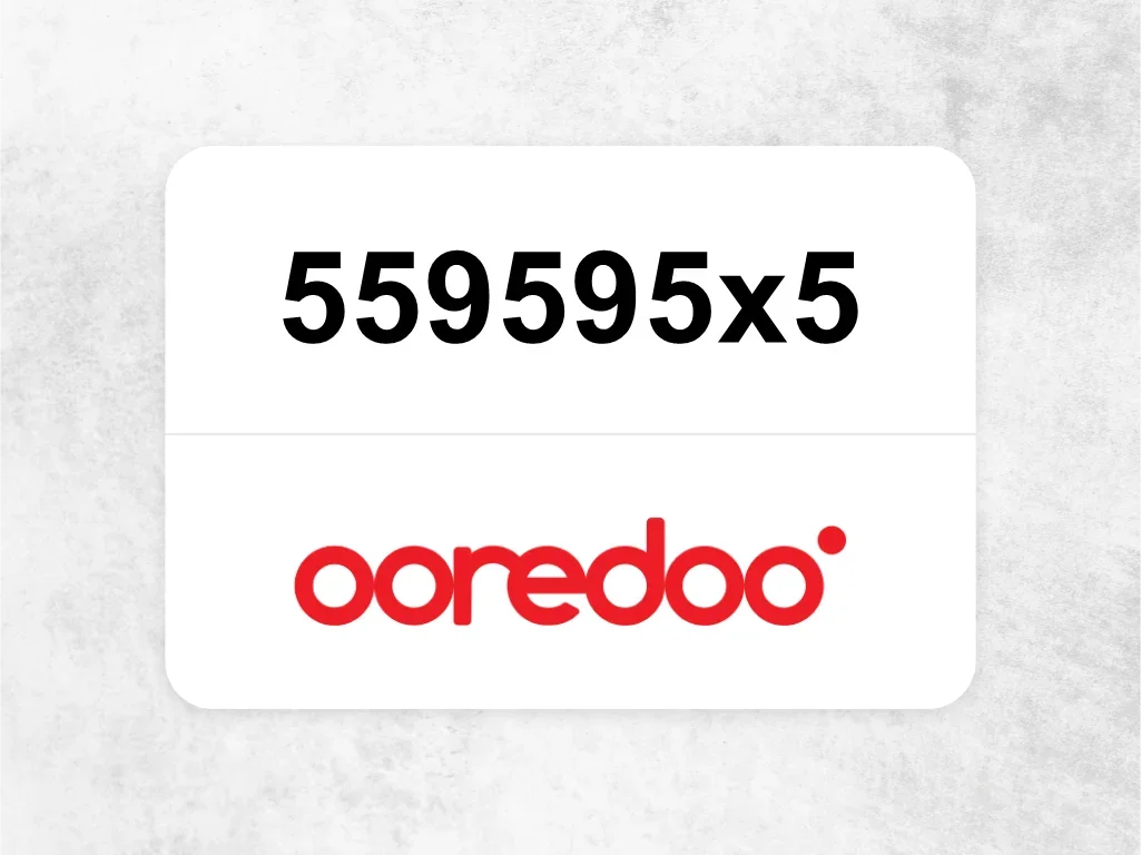 Ooredoo Mobile Phone 559595x5