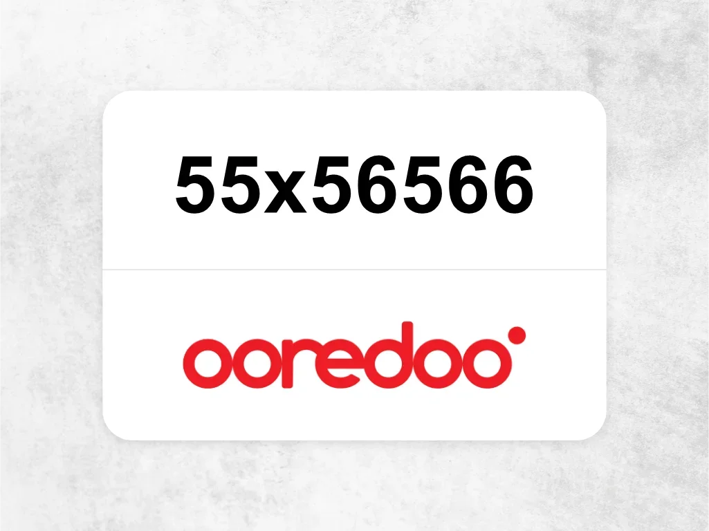 Ooredoo Mobile Phone 55x56566