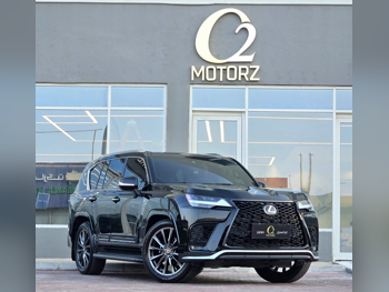Lexus  LX  600 F Sport  2023  Automatic  48,000 Km  6 Cylinder  Four Wheel Drive (4WD)  SUV  Black  With Warranty