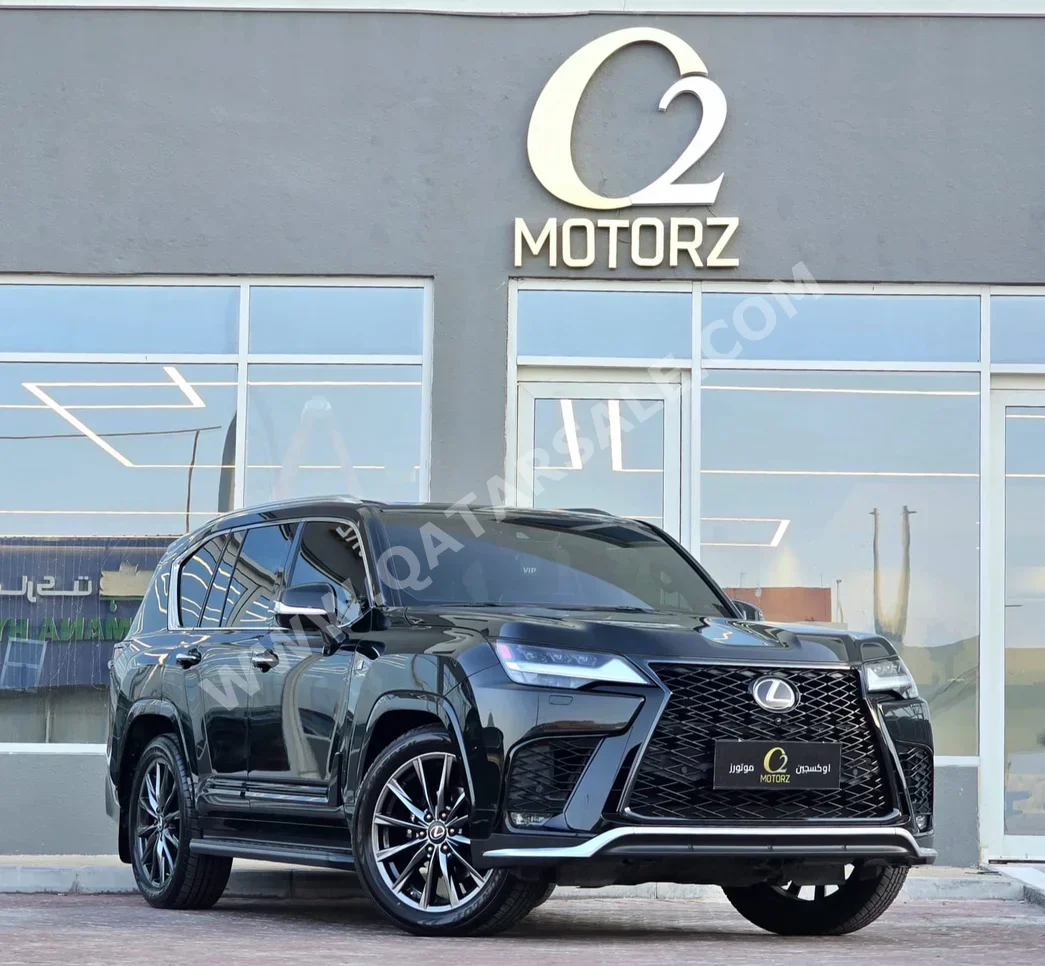 Lexus LX 600 F Sport 2023 Automatic 48,000 Km 6 Cylinder Four Wheel Drive (4WD) SUV Black With Warranty