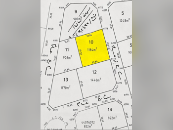 Lands For Sale in Doha - Nuaija -Area Size 1,184 Square Meter