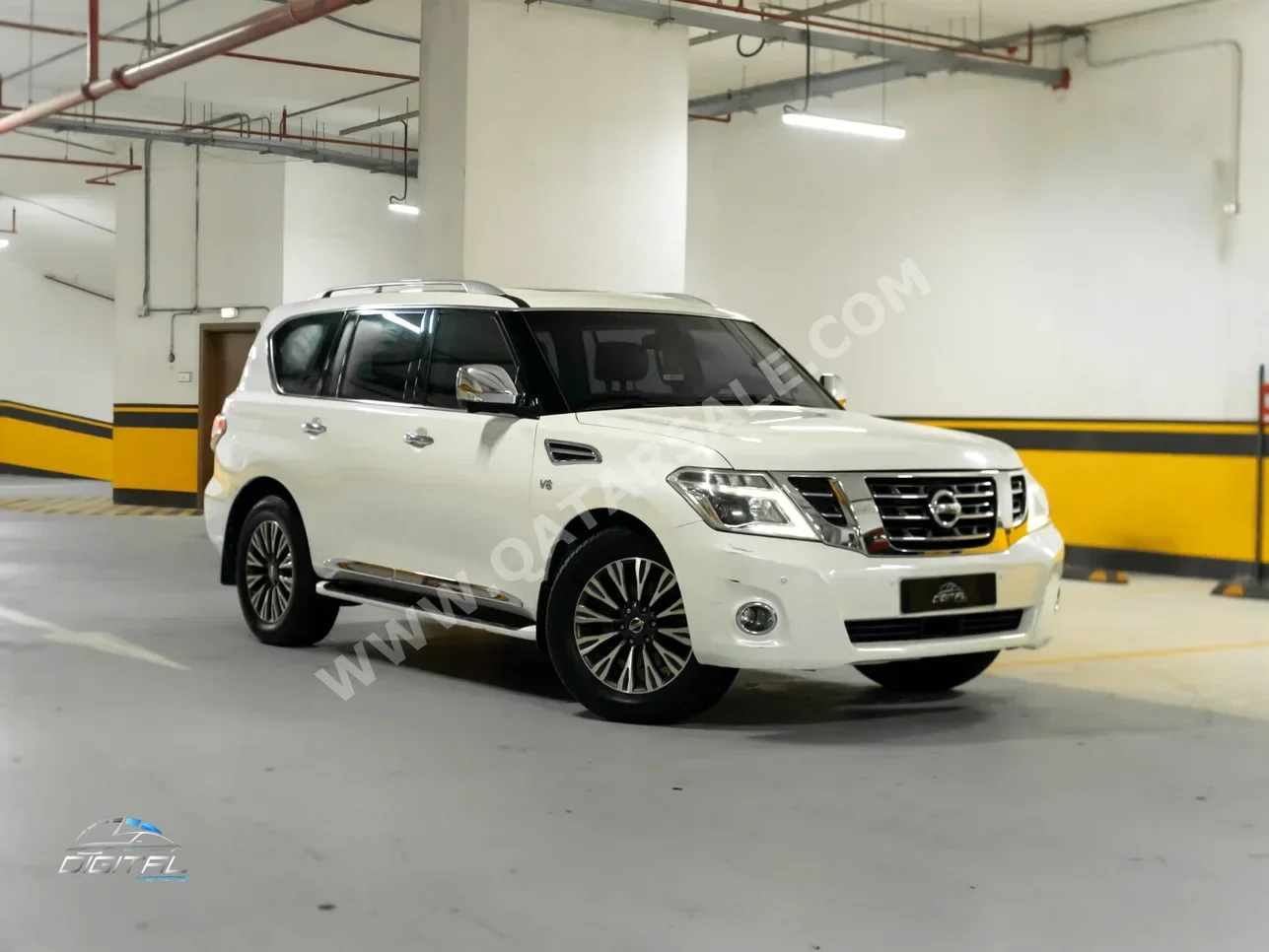 Nissan Patrol Platinum 2014 Automatic 319,800 Km 8 Cylinder Four Wheel Drive (4WD) SUV White