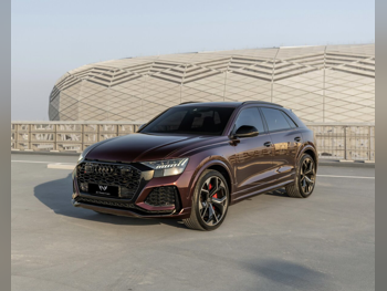 Audi RSQ8 2023 Automatic 34,000 Km 8 Cylinder All Wheel Drive (AWD) SUV Maroon With Warranty