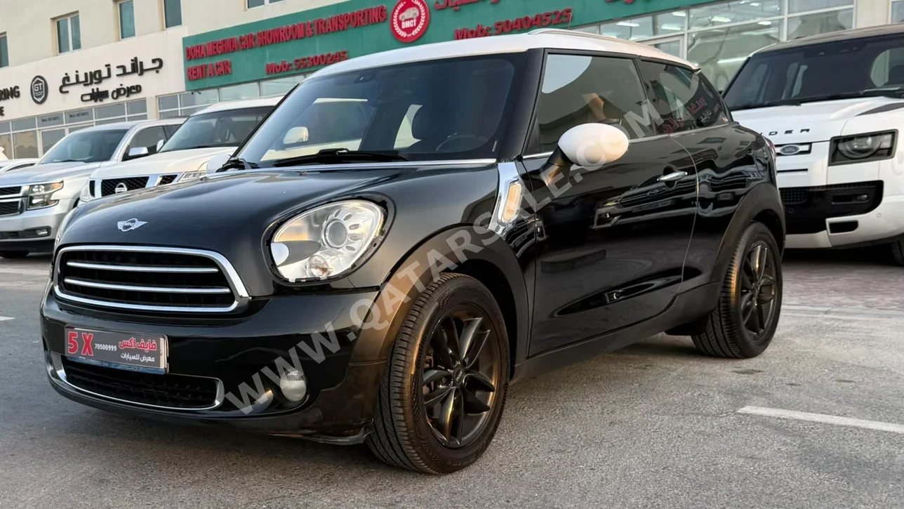 Mini Cooper Paceman 2014 Automatic 105,000 Km 4 Cylinder Rear Wheel Drive (RWD) Hatchback Black