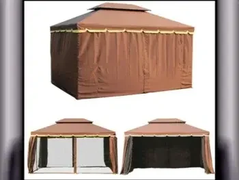 Extended or Modified Dome Tent  - White  -Length: 3 CM  -Width: 3 CM  -Height: 2.5 CM