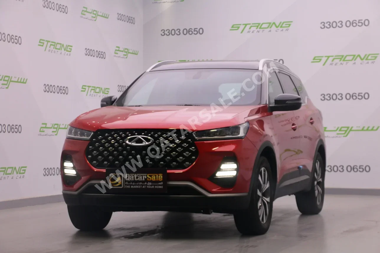 Chery Tiggo 7 Pro 2022 Automatic 80,000 Km 4 Cylinder Four Wheel Drive (4WD) SUV Red With Warranty