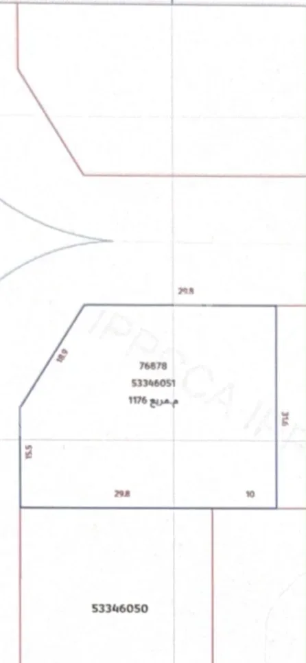 Lands For Sale in Al Rayyan - New Al Rayyan -Area Size 1,178 Square Meter