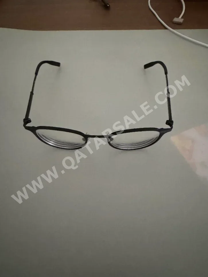مونت بلانك نظارة الطبية أسود دائري إيطاليا رجالي