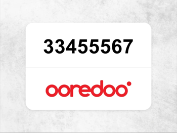Ooredoo Mobile Phone  33455567