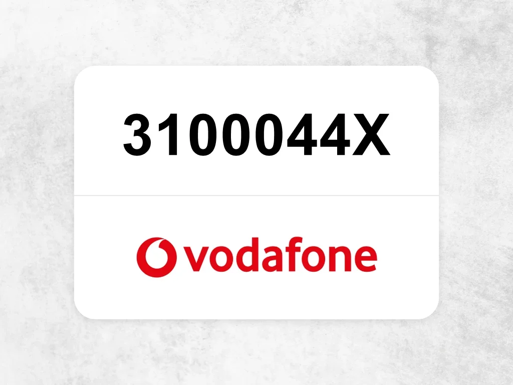 جوال فودافون 3100044X