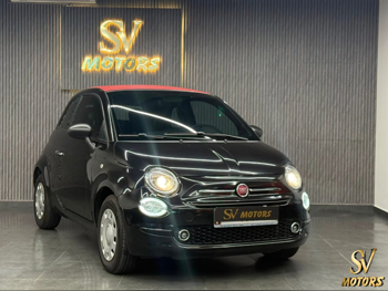 Fiat 500 2023 Automatic 63,000 Km 4 Cylinder Front Wheel Drive (FWD) Convertible Black