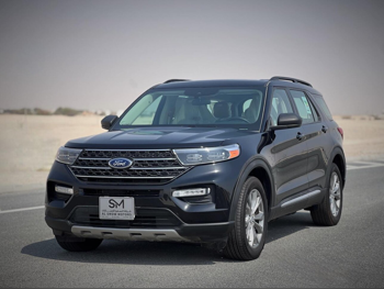 Ford  Explorer  XLT  2023  Automatic  0 Km  4 Cylinder  Four Wheel Drive (4WD)  SUV  Black  With Warranty