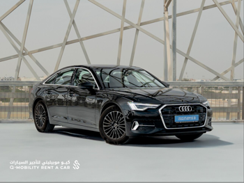 Audi  A6  6 Cylinder  Sedan  Black  2025