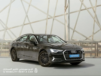 Audi  A6  6 Cylinder  Sedan  Black  2025