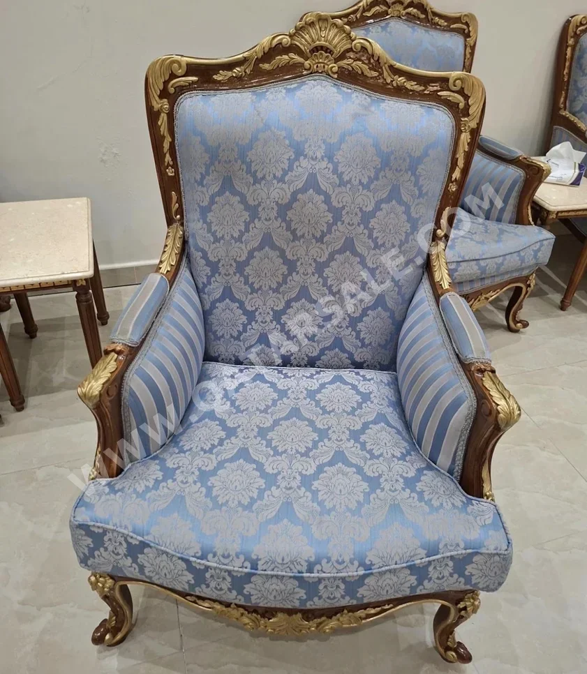 Sofas, Couches & Chairs Armchair - Fabric - Blue