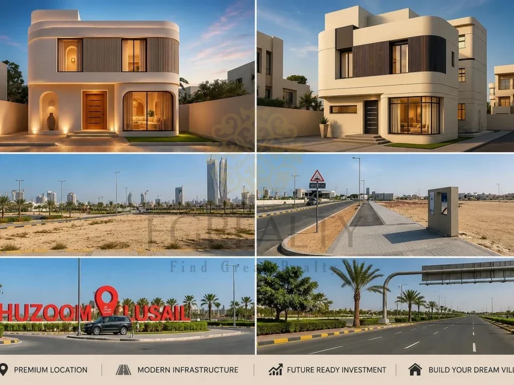 اراضي للبيع في لوسيل -المساحة 399 متر مربع