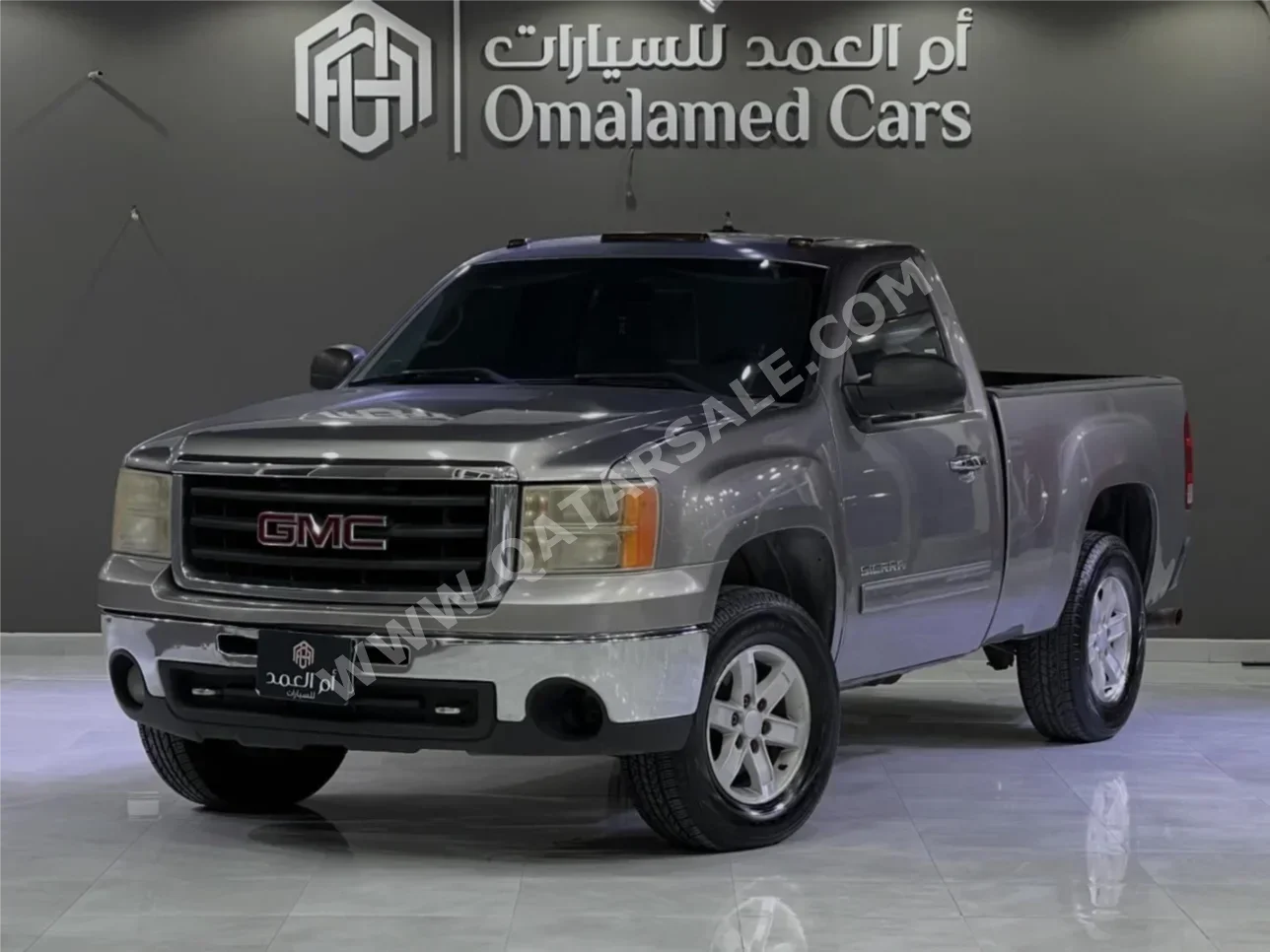 جي ام سي سييرا 1500 2013 اوتوماتيك 264,000 كم 8 سلندر دفع رباعي بيكب فضي