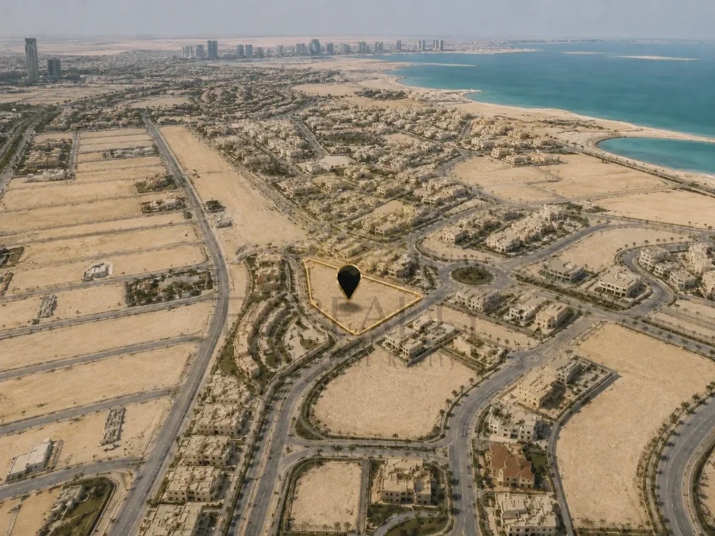 اراضي للبيع في لوسيل - فيلا سكنية شمالية -المساحة 1,557 متر مربع