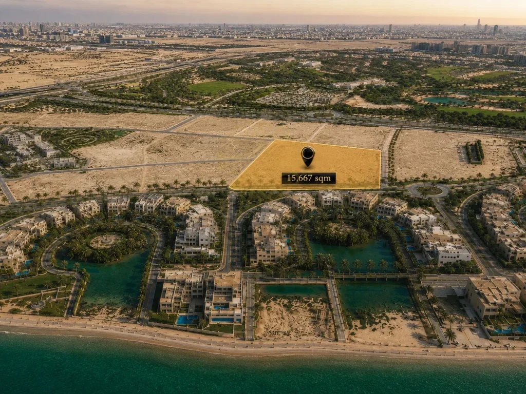 اراضي للبيع في الدوحة - غرب خليج لاغون -المساحة 14,900 متر مربع