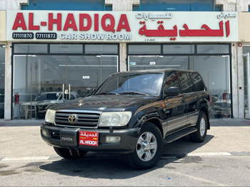 تويوتا  لاند كروزر  جي اكس ار  2005  عادي  317,000 كم  6 سلندر  دفع رباعي  اس يو في  أسود