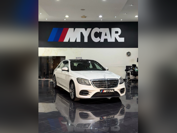 Mercedes-Benz  S-Class  450AMG  2018  Automatic  161,000 Km  6 Cylinder  Rear Wheel Drive (RWD)  Sedan  White