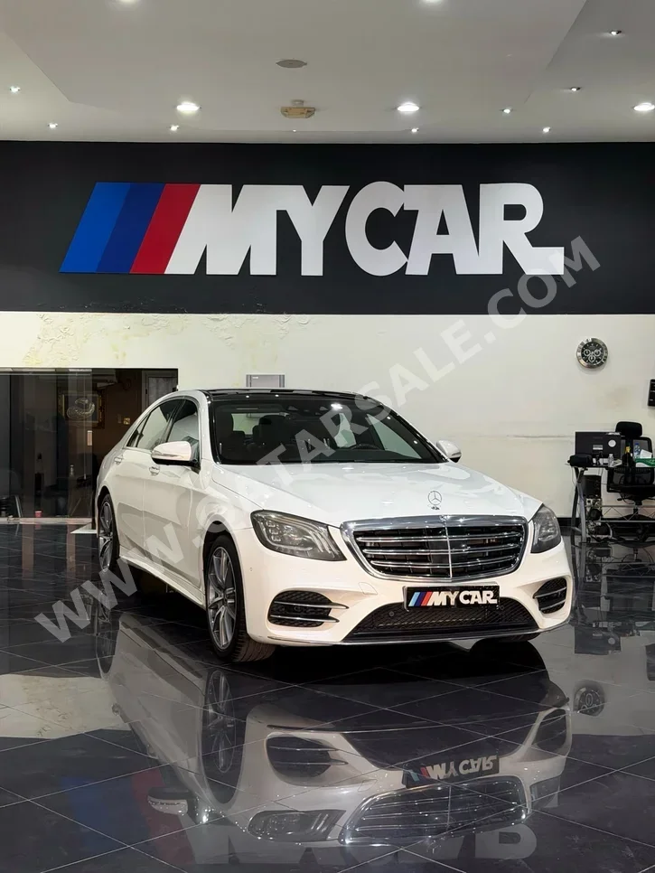Mercedes-Benz S-Class 450AMG 2018 Automatic 161,000 Km 6 Cylinder Rear Wheel Drive (RWD) Sedan White