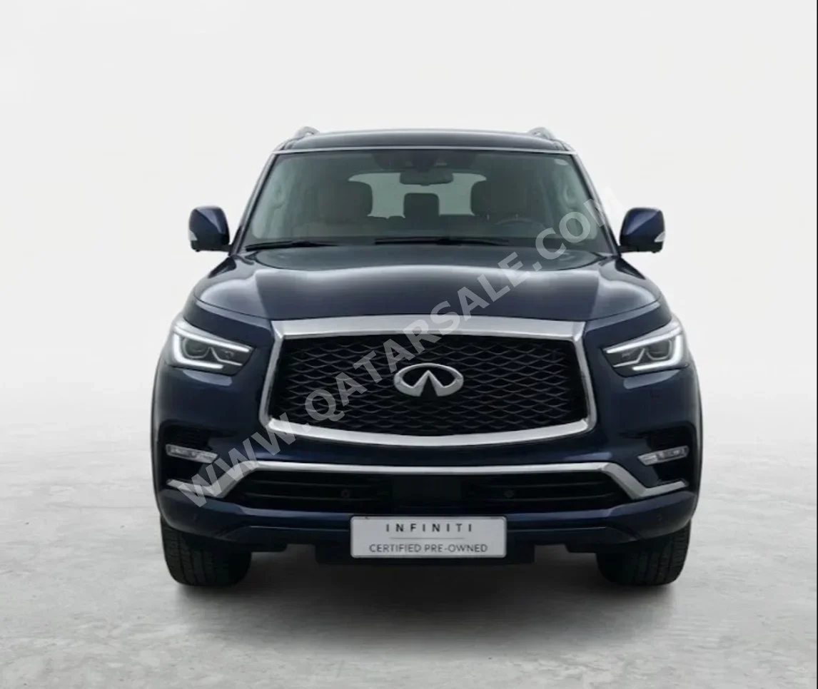 Infiniti QX 80 2024 Automatic 13,042 Km 8 Cylinder Four Wheel Drive (4WD) SUV Blue