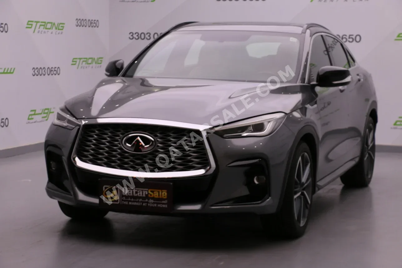 Infiniti QX 55 2022 Automatic 56,000 Km 4 Cylinder Four Wheel Drive (4WD) Van / Bus Gray