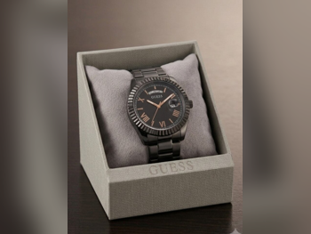 Watches - Guess - Quartz Watch - Black - Men Watches