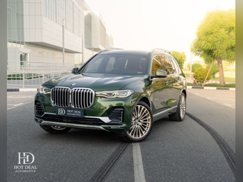 BMW  X-Series  X7 40i  2022  Automatic  59,500 Km  6 Cylinder  Four Wheel Drive (4WD)  SUV  Green  With Warranty