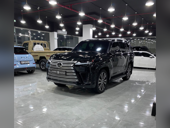 Lexus  LX  600  2024  Automatic  45,000 Km  6 Cylinder  Four Wheel Drive (4WD)  SUV  Black  With Warranty