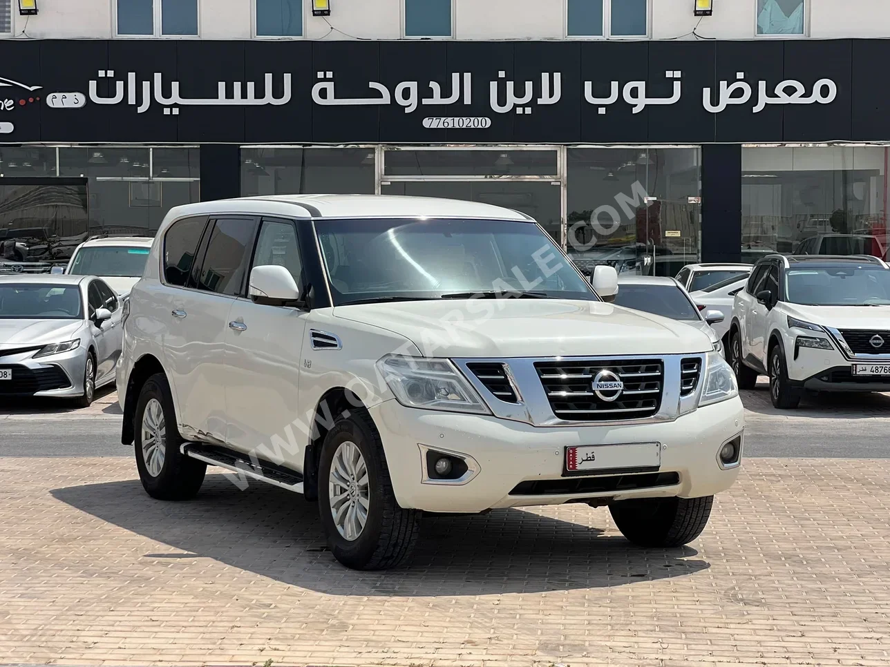 نيسان باترول اس اي 2014 اوتوماتيك 327,000 كم 8 سلندر دفع رباعي اس يو في أبيض