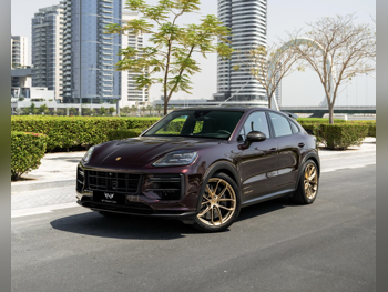 Porsche  Cayenne  Turbo GT  2024  Automatic  18,000 Km  8 Cylinder  Four Wheel Drive (4WD)  SUV  Maroon  With Warranty