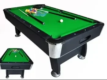 Black and Green  Billiard Table