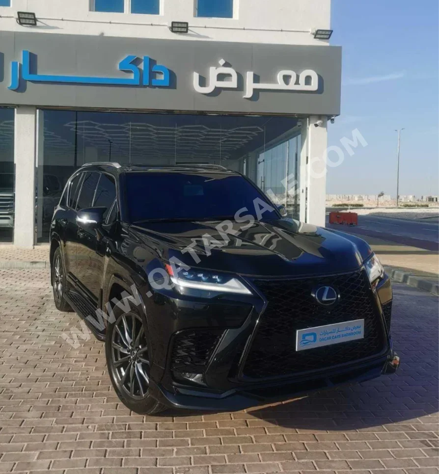 لكزس ال اكس 600 اف سبورت 2024 اوتوماتيك 86,000 كم 4 سلندر دفع رباعي اس يو في أسود تحت الضمان