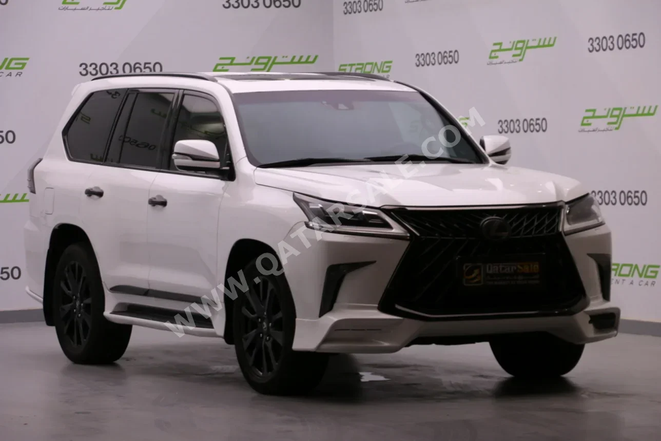 لكزس  ال اكس  570 اس بلاك ايديشن  2019  اوتوماتيك  285,000 كم  8 سلندر  دفع رباعي  اس يو في  أبيض