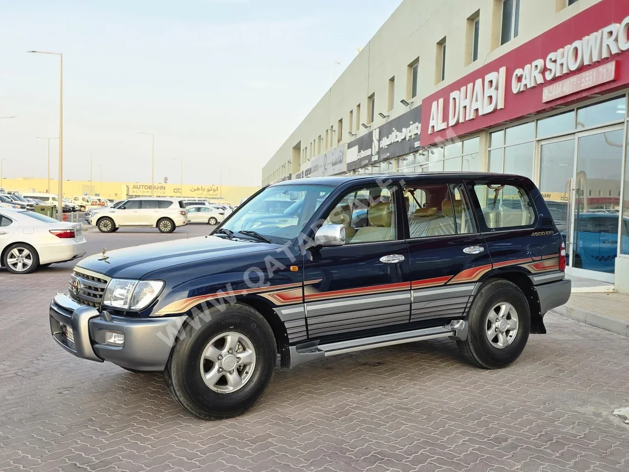 تويوتا لاند كروزر جي اكس ار 2004 عادي 481,000 كم 6 سلندر دفع رباعي اس يو في ازرق