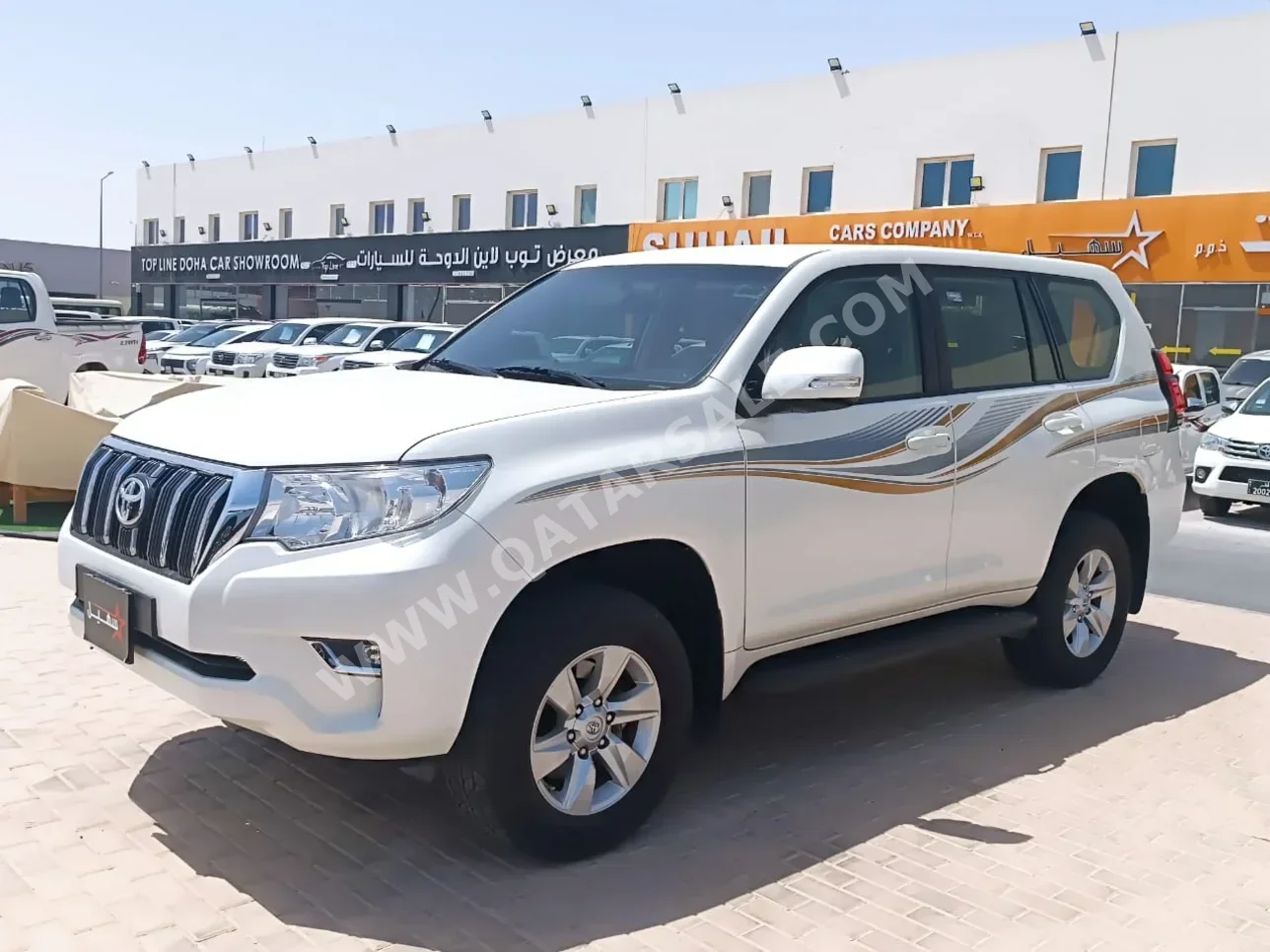 Toyota Prado TXL 2024 Automatic 79,000 Km 6 Cylinder Four Wheel Drive (4WD) SUV White With Warranty