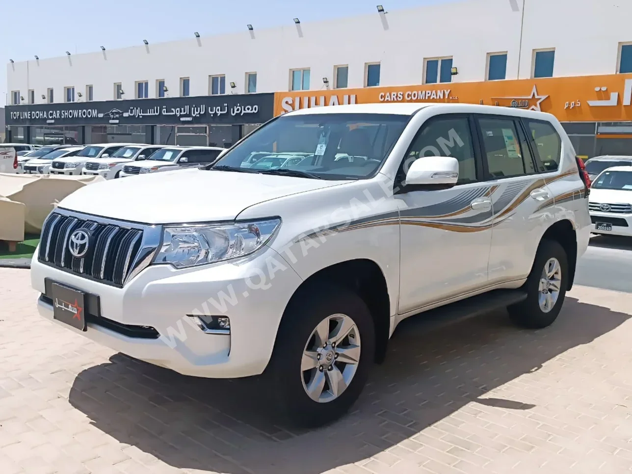 Toyota  Prado  TXL  2023  Automatic  57,000 Km  6 Cylinder  Four Wheel Drive (4WD)  SUV  White  With Warranty
