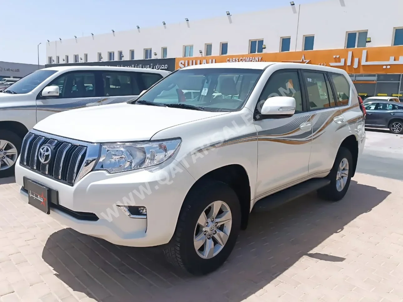 Toyota Prado TXL 2023 Automatic 28,000 Km 6 Cylinder Four Wheel Drive (4WD) SUV White With Warranty