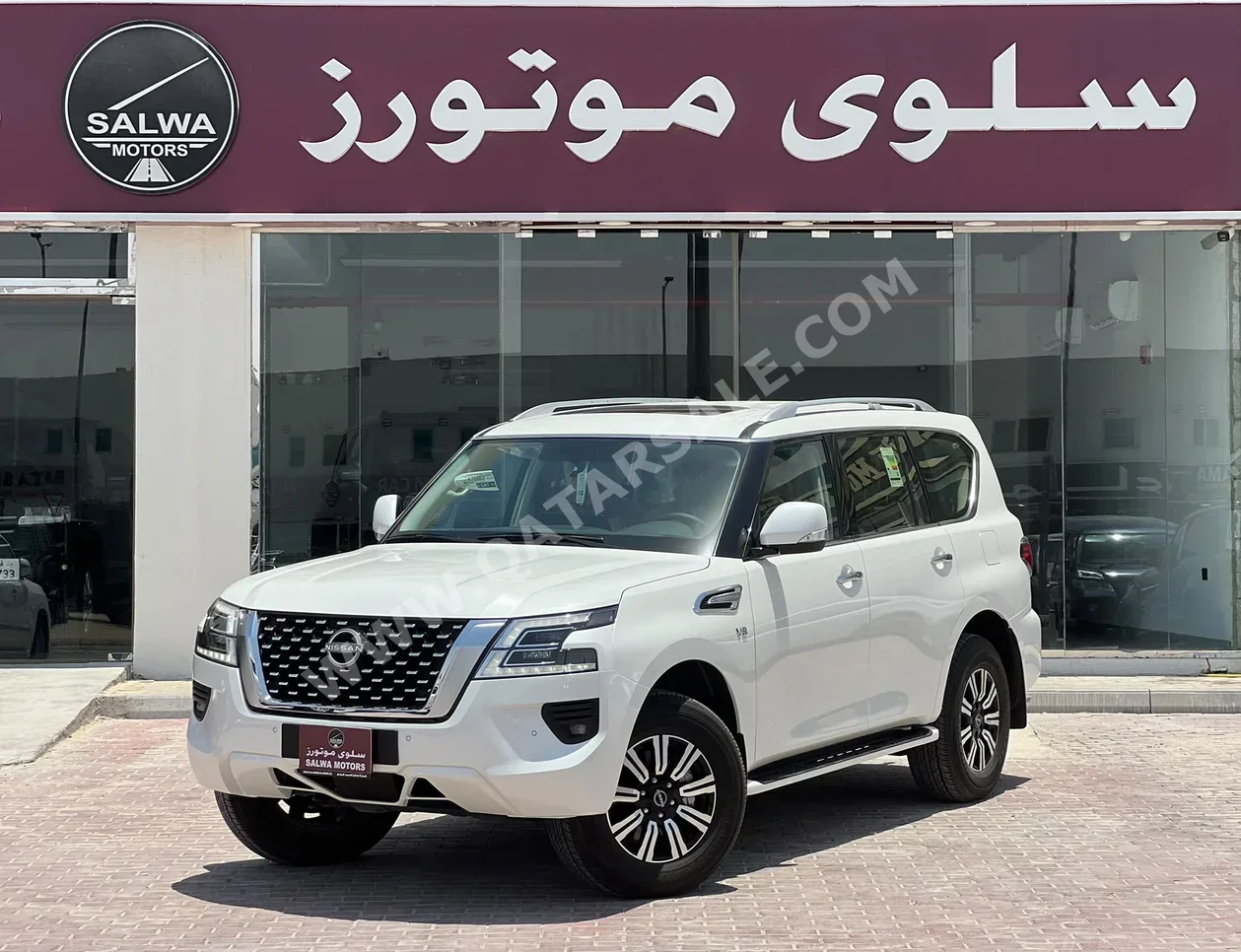 Nissan  Patrol  LE  2023  Automatic  0 Km  8 Cylinder  Four Wheel Drive (4WD)  SUV  White  With Warranty