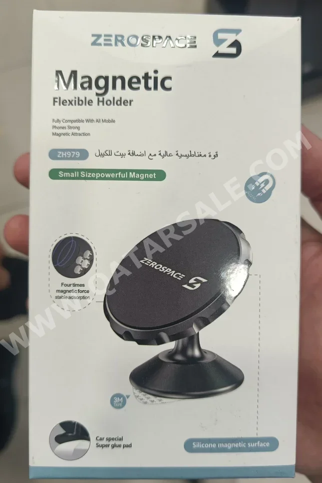 حامل الهاتف المحمول / ستاند أسود