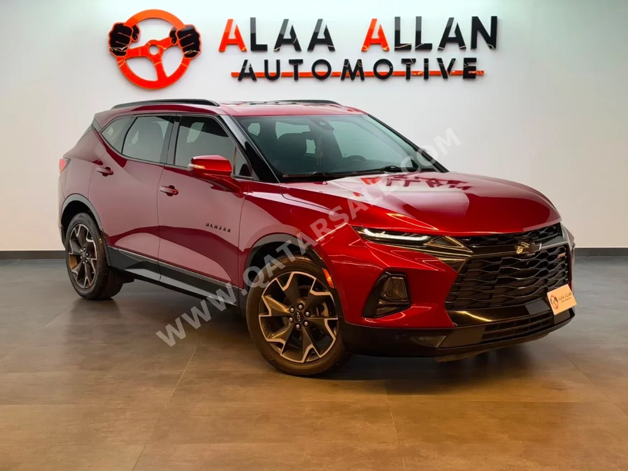 Chevrolet Blazer RS 2019 Automatic 128,000 Km 6 Cylinder Four Wheel Drive (4WD) SUV Red
